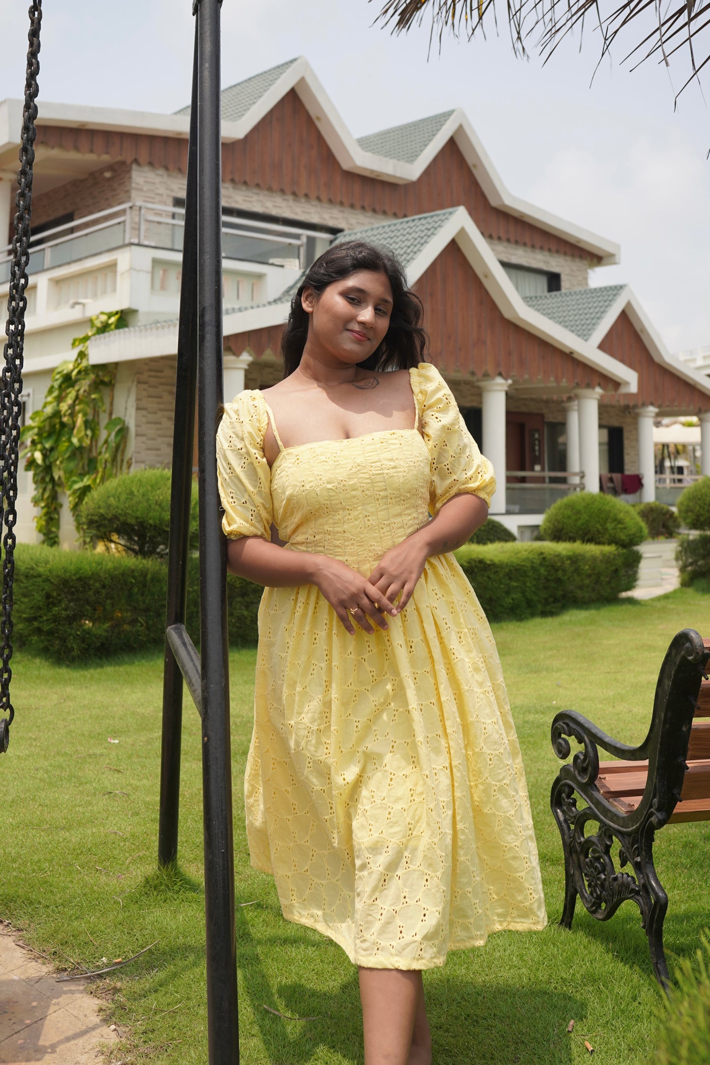 Honey Pleated Dress