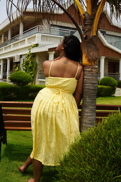 Honey Pleated Dress
