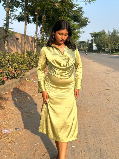 Rosabella Drape Midi Dress