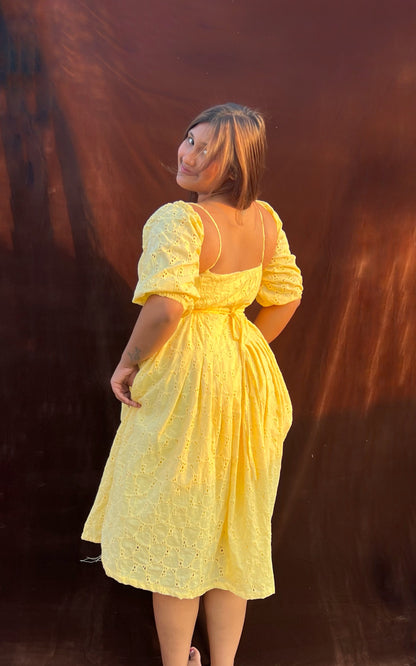 Honey Pleated Dress