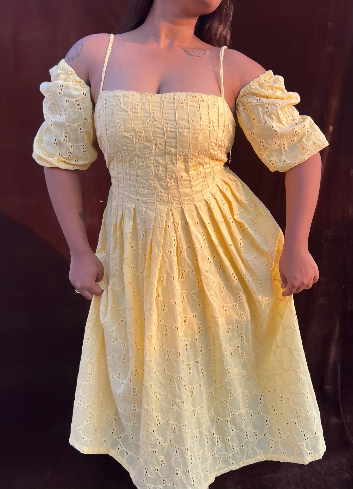 Honey Pleated Dress