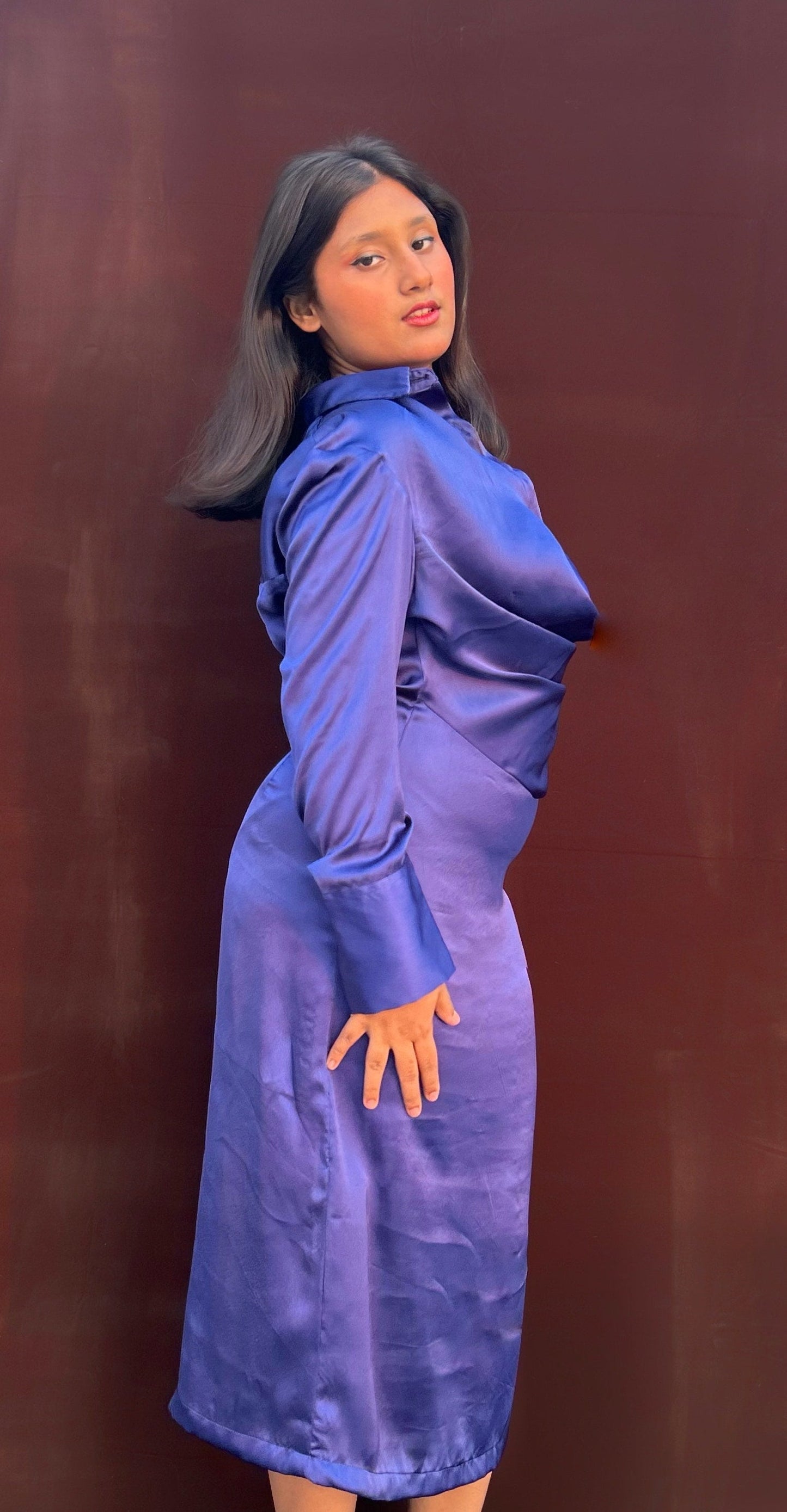 Elsa Drape Midi Dress