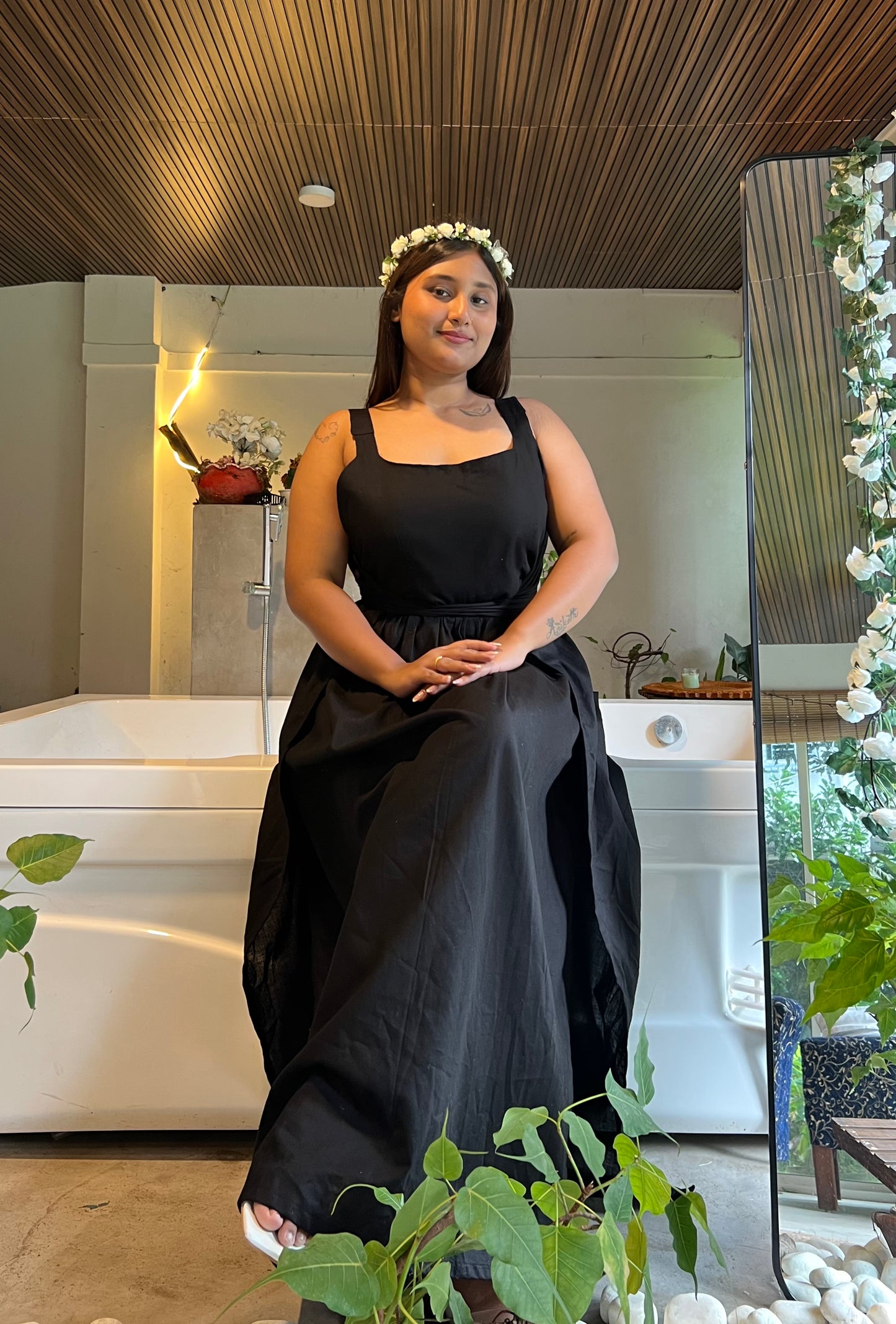 Black Dahlia Wrap Dress